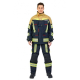 Ubranie bojowe FIRE FLEX – granatowo-złoty NOMEX® NXT (CNBOP) + napisy